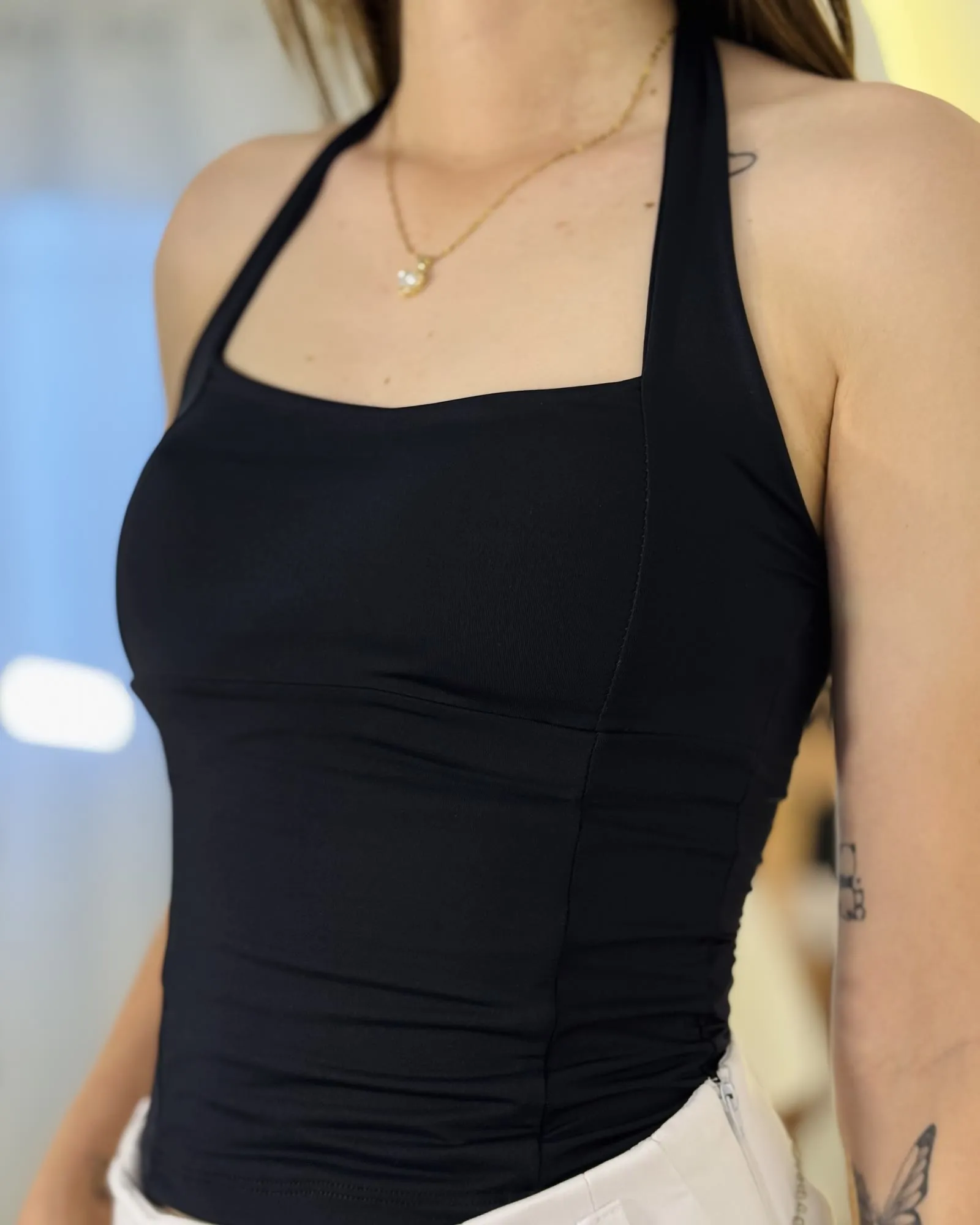 Blusa Lua modeladora em poliamida