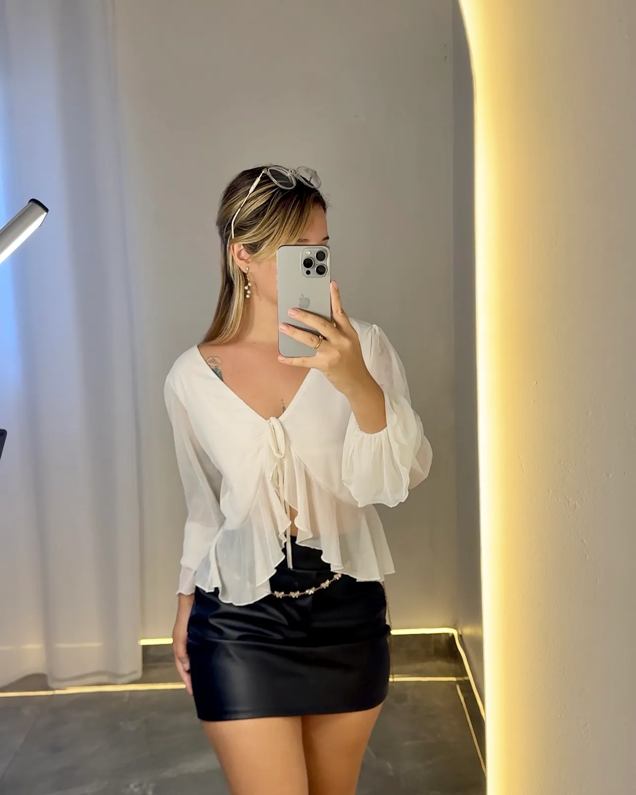 Blusa Tiana em tule