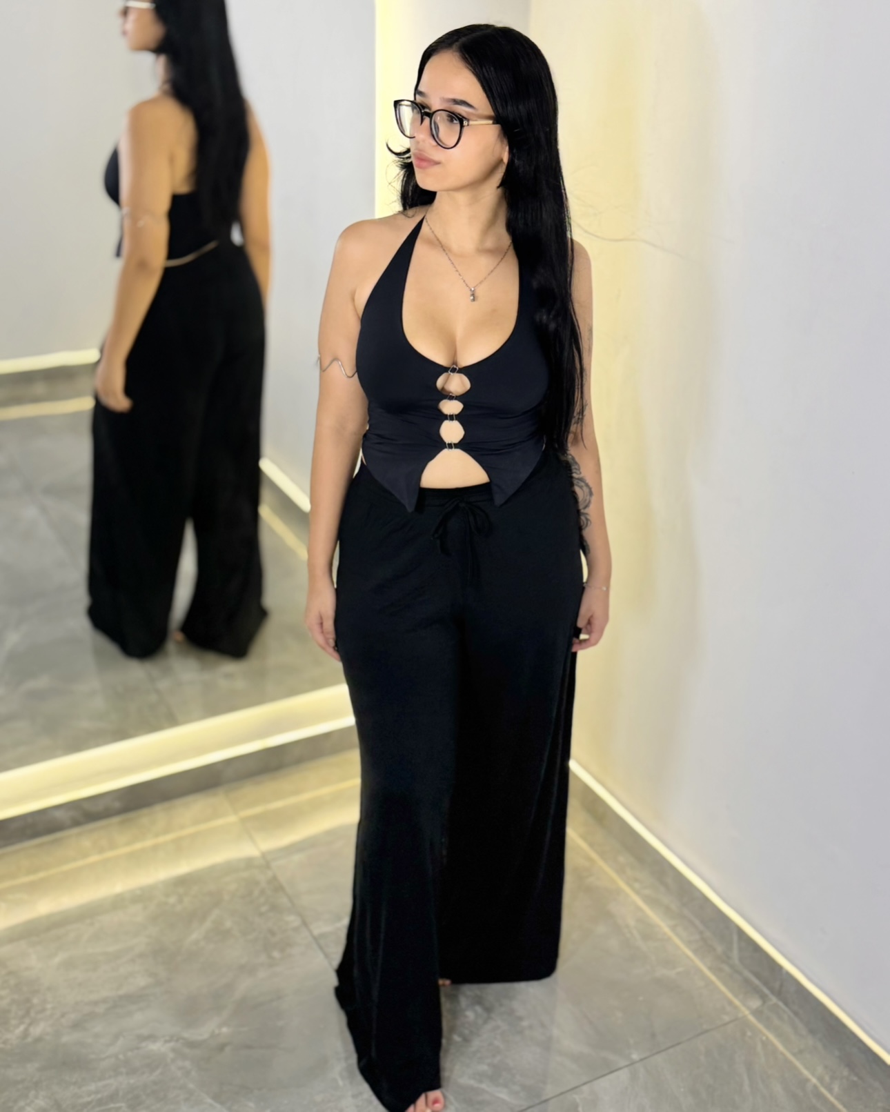 Calça Aurora pantalona