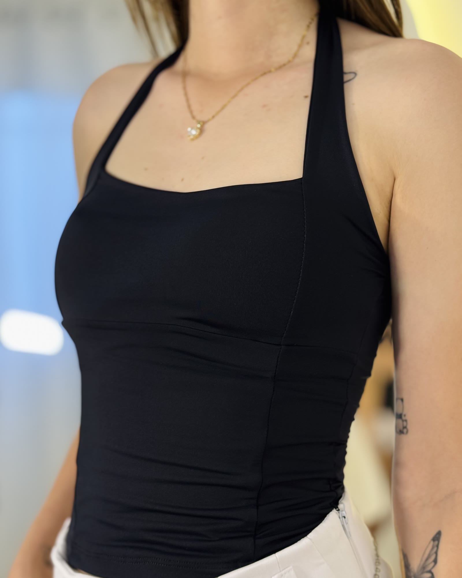 Blusa Lua modeladora em poliamida